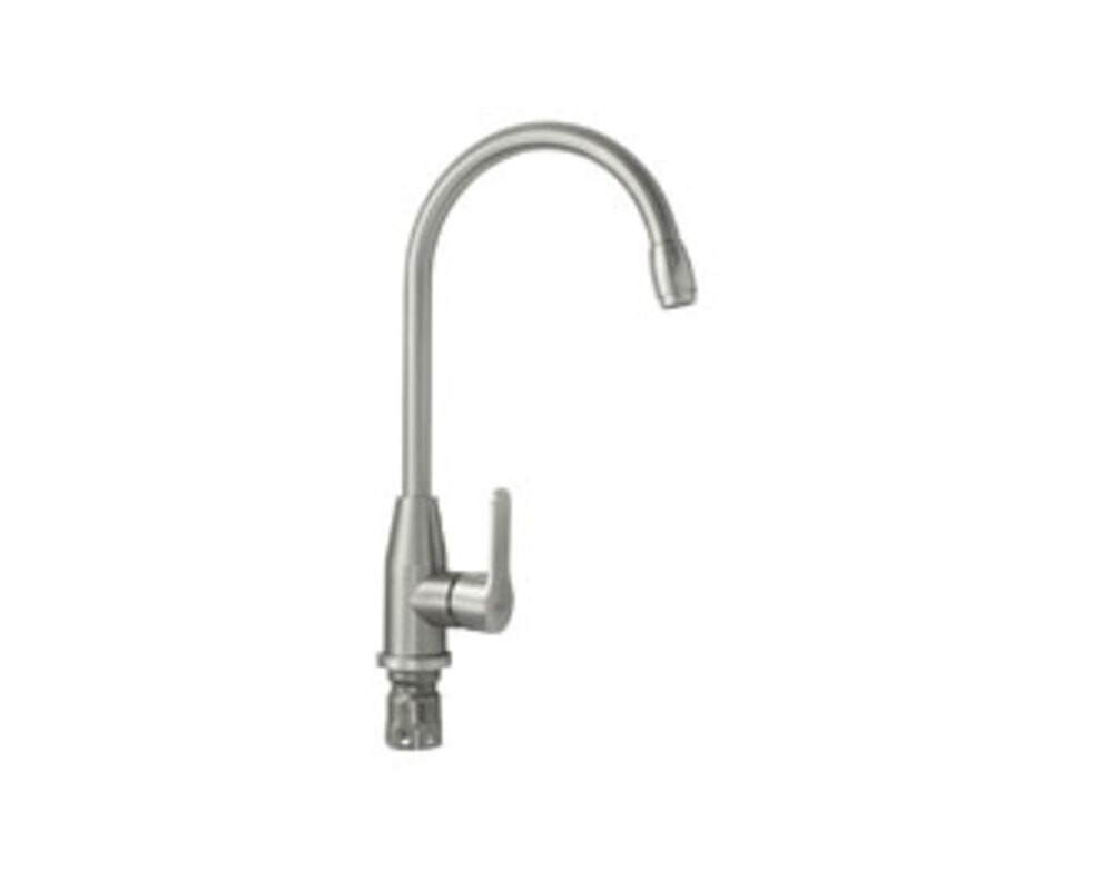 Смеситель MAGNUS 9108 С-образный излив, из нерж. стали 304