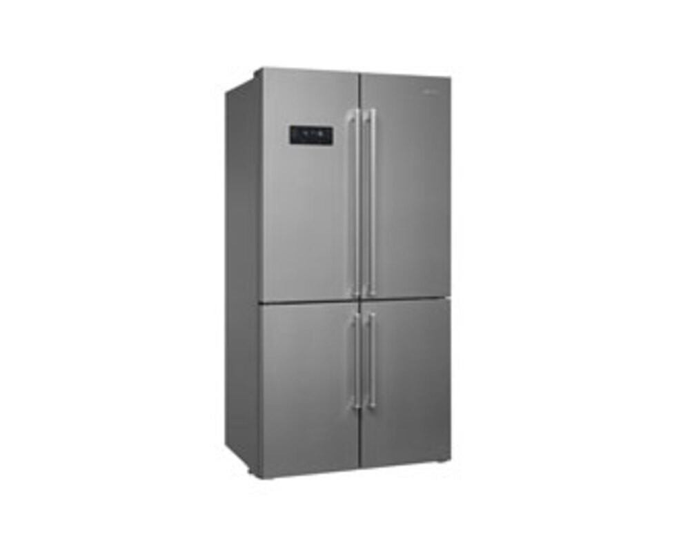 SMEG FQ60XDE Отдельностоящий 4-х дверный холодильник Side-by-Side, 90.8 см, No-frost, эффект нержавеющей стали