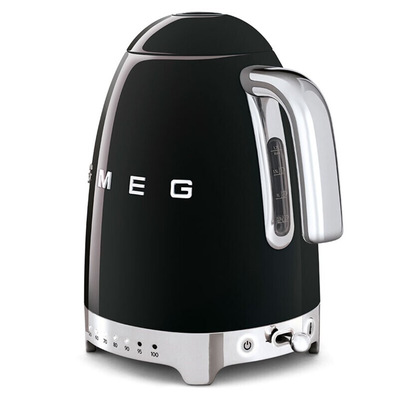 SMEG KLF04BLEU Чайник электрический с регулируемой температурой, черный