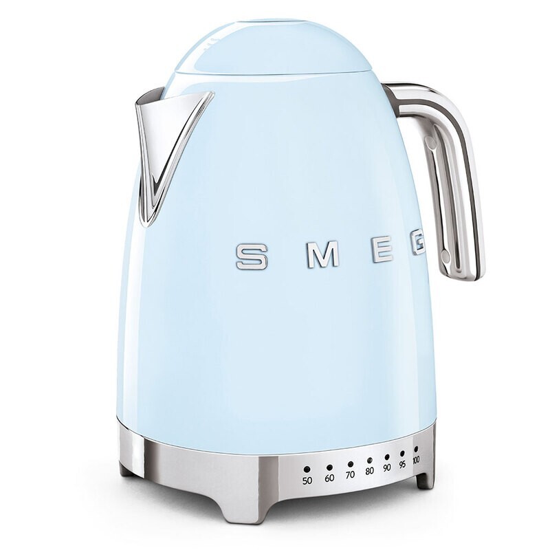SMEG KLF04PBEU Чайник электрический с регулируемой температурой, пастельный голубой