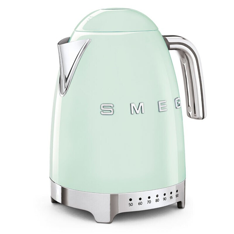 SMEG KLF04PGEU Чайник электрический с регулируемой температурой, пастельный зеленый