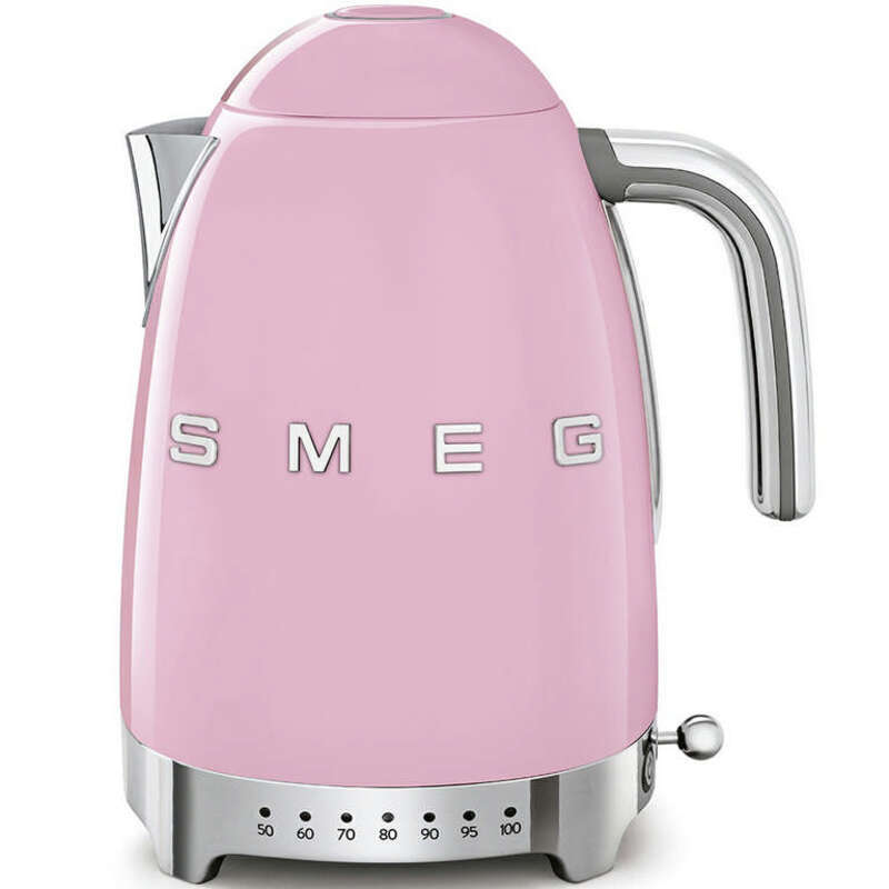 SMEG KLF04PKEU Чайник электрический с регулируемой температурой, розовый