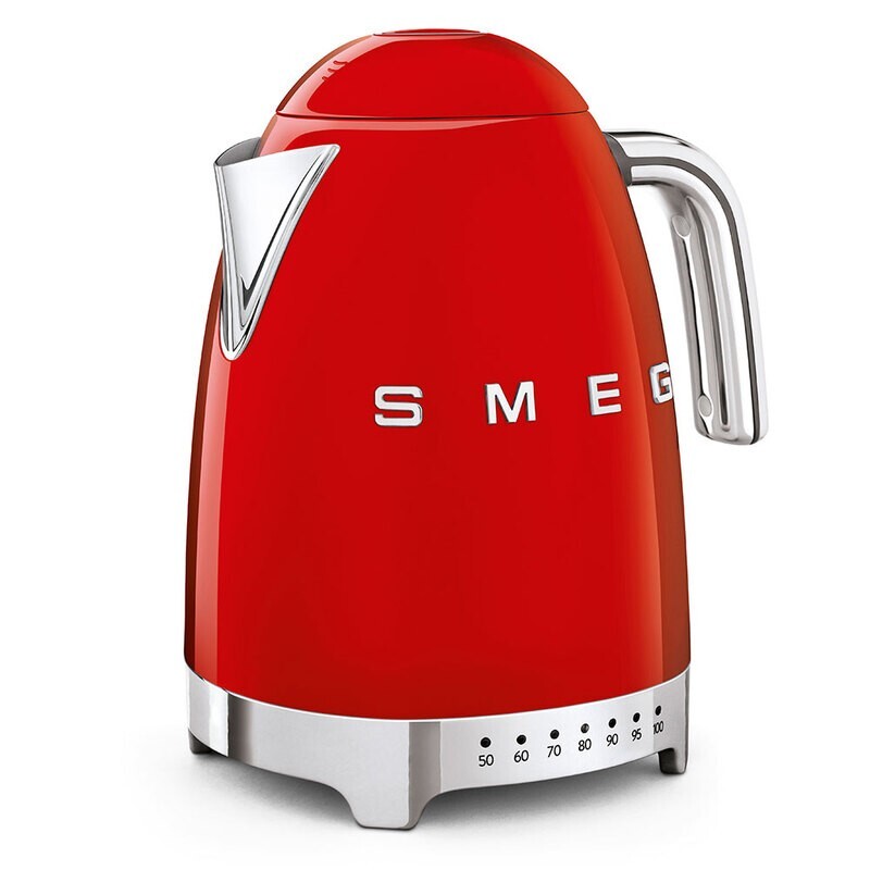 SMEG KLF04RDEU Чайник электрический с регулируемой температурой, красный
