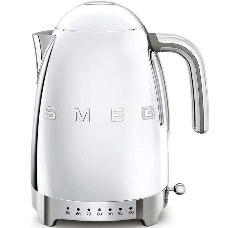SMEG KLF04SSEU Чайник электрический с регулируемой температурой,  полированная нержавеющая сталь