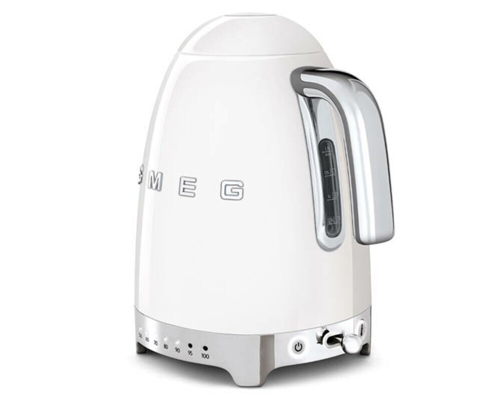SMEG KLF04WHEU Чайник электрический с регулируемой температурой, белый
