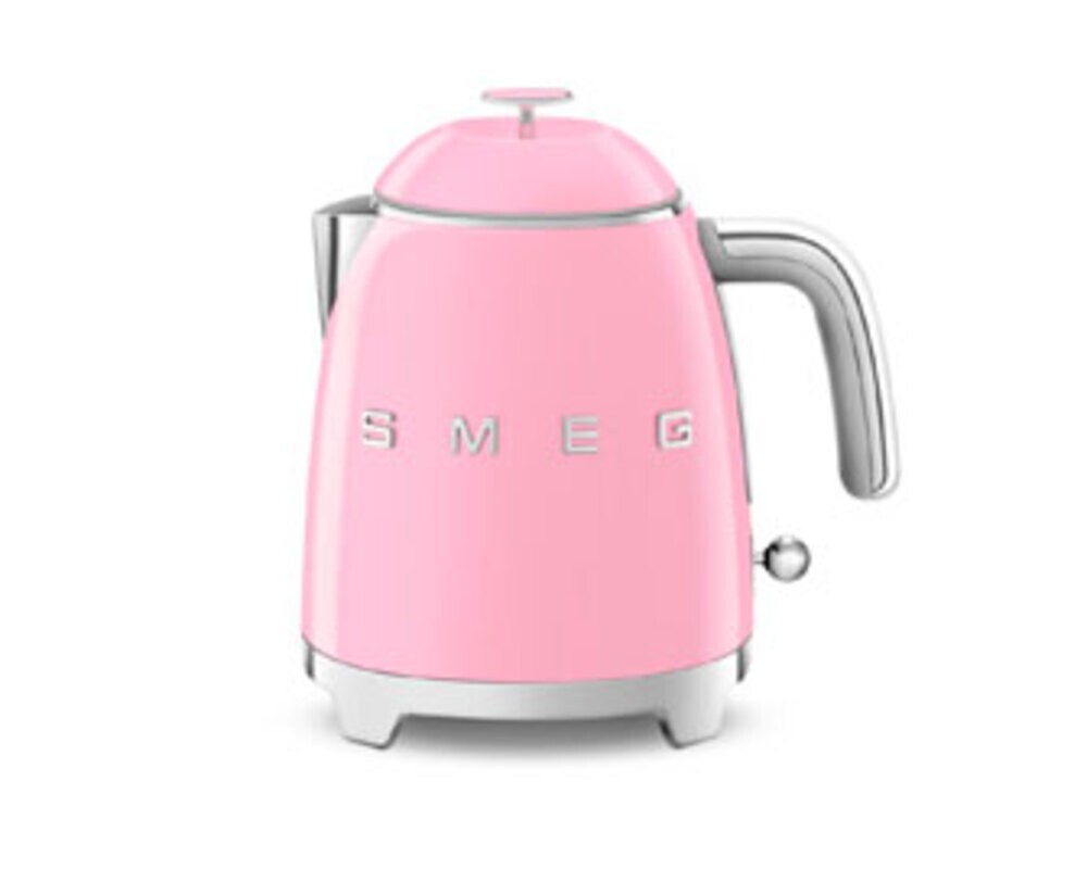 SMEG KLF05PKEU Мини чайник электрический, розовый