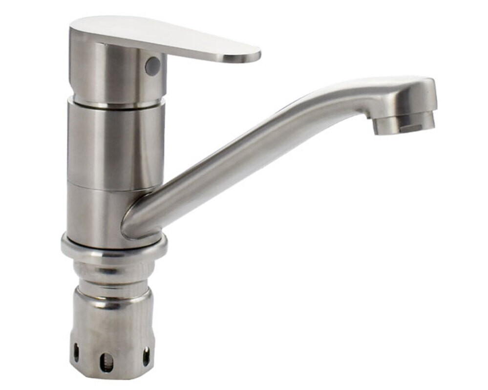 Смеситель MAGNUS 9244 короткий излив, из нерж. стали 304