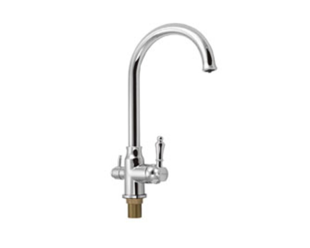 Смеситель MAGNUS 8243 С-образный излив, с подкл. фильтра, хром