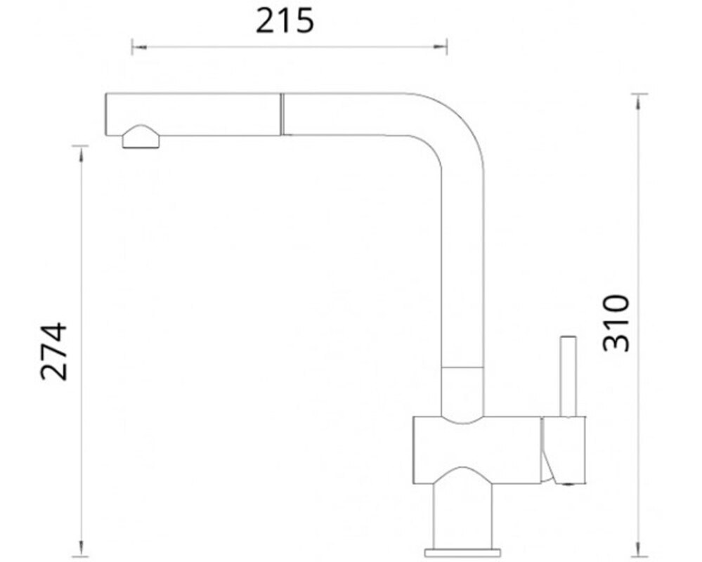 Смеситель Schock ЕPOS-D хром