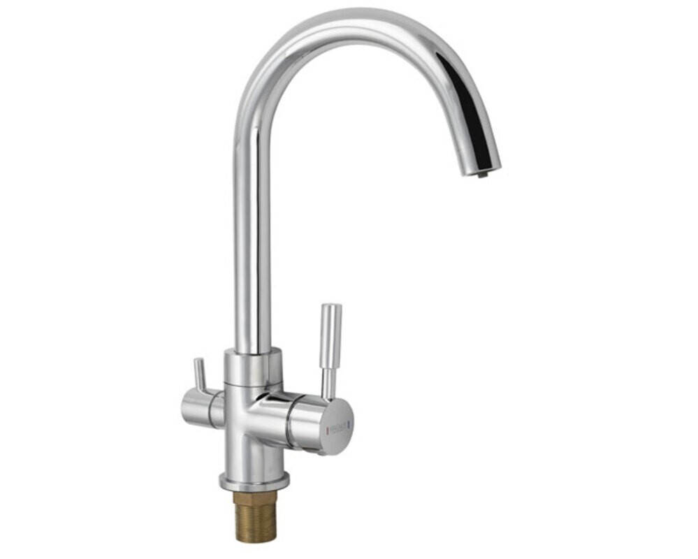 Смеситель MAGNUS 8256 С-образный излив, с подкл. фильтра, хром