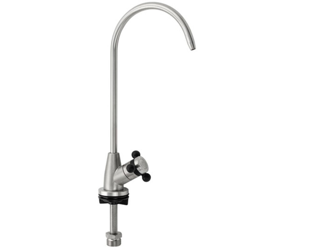 Кран MAGNUS 9016 на одну воду для фильтра, нерж. сталь 304.