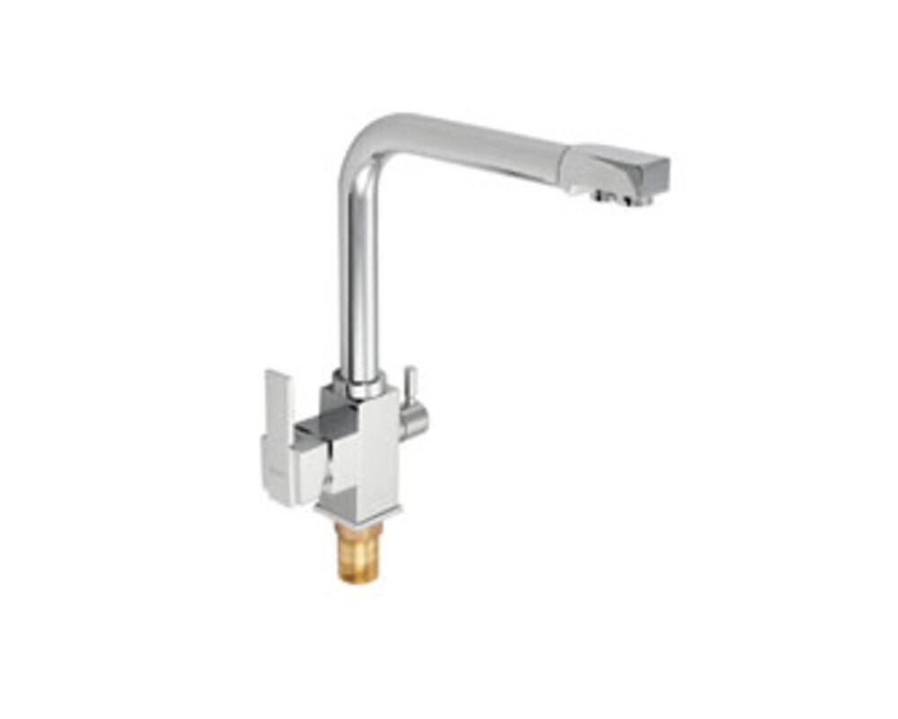 Смеситель MAGNUS 8154 Г-образный излив, с подкл. фильтра, хром