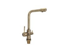 Смеситель MAGNUS 8248 Г-образный излив, с подкл. фильтра, БРОНЗА