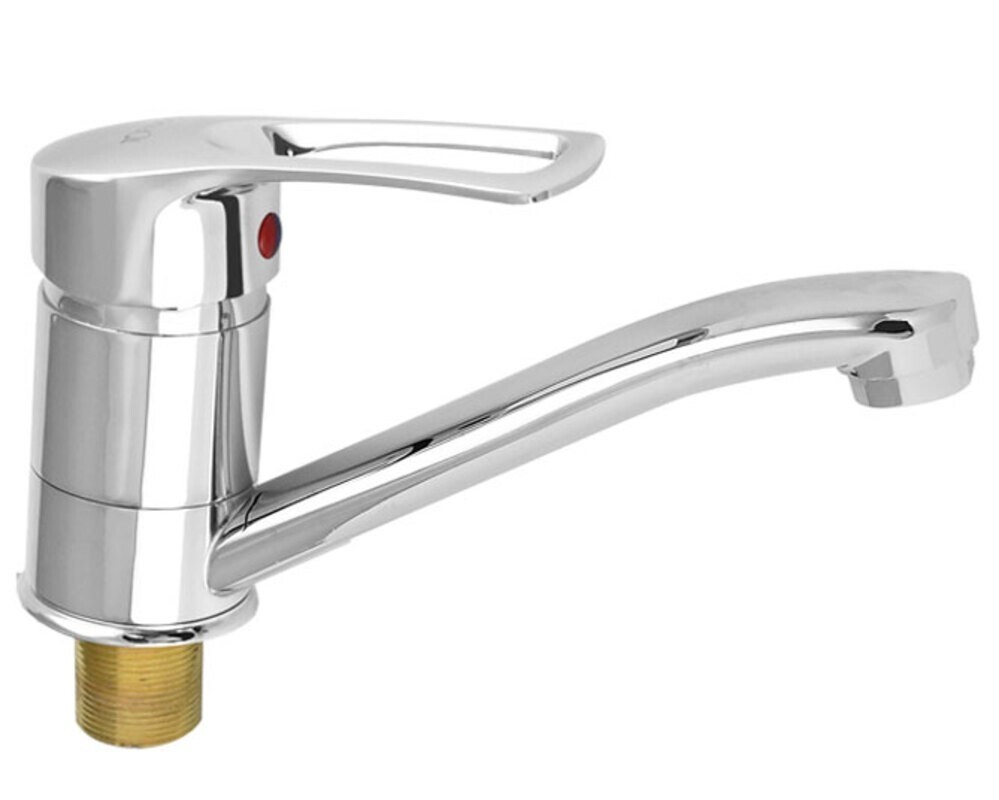 Смеситель TORNADO 4244s однорычажный короткий излив, хром