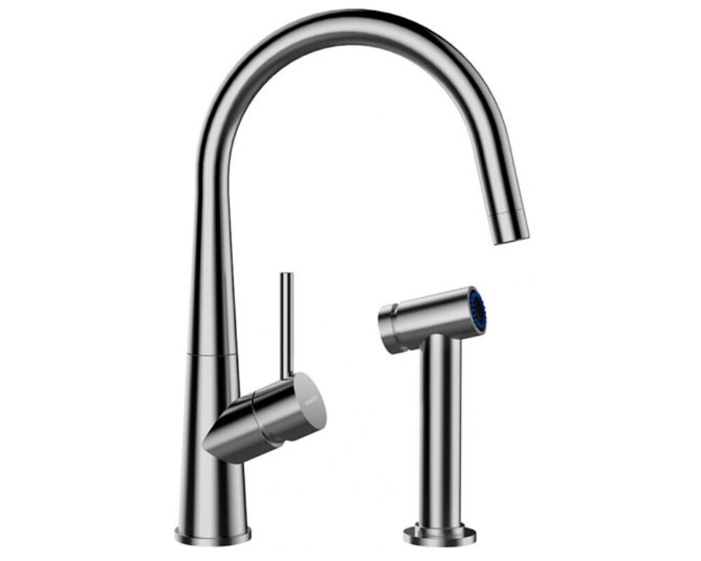 Смеситель Schock CONOS PRO + отдельностоящий душ нерж.сталь