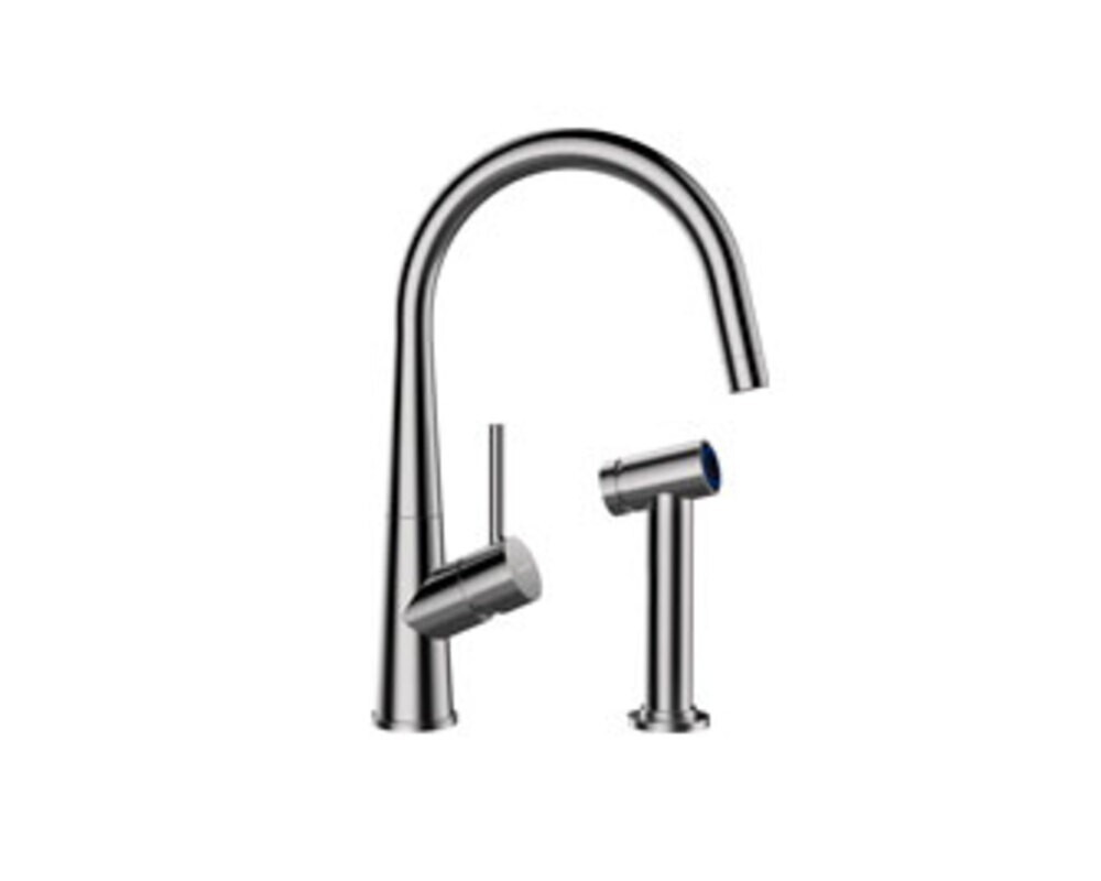 Смеситель Schock CONOS PRO + отдельностоящий душ нерж.сталь