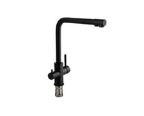 Смеситель 91120 Г-образный, ЧЕРНЫЙ, с подкл. фильтра, из нерж. стали 304