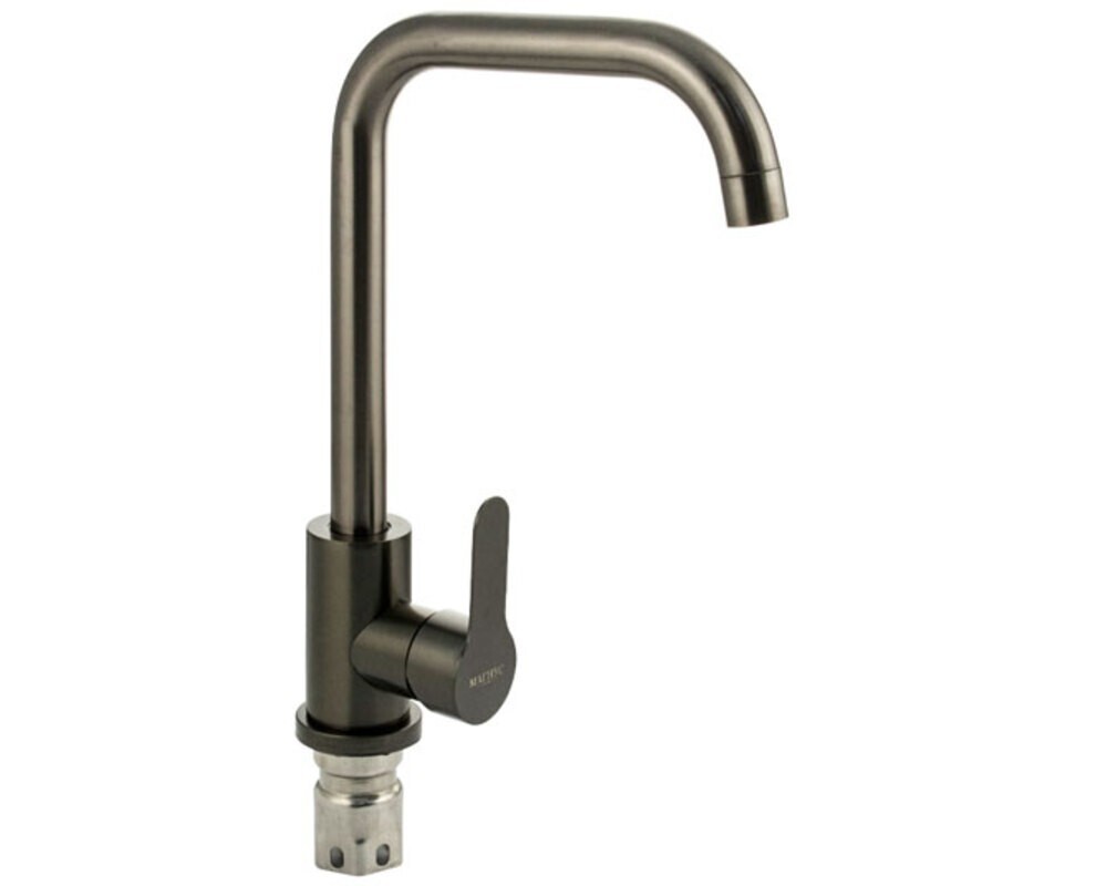 Смеситель 9302, ГРАФИТ, из нерж. стали 304