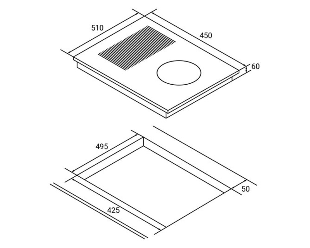 Варочная поверхность индукционная HIBERG i-MS 4539 B