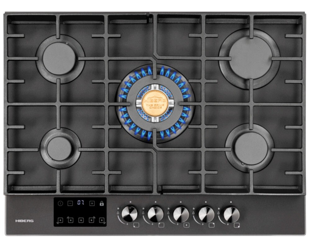 Варочная поверхность газовая HIBERG VM 7255 B