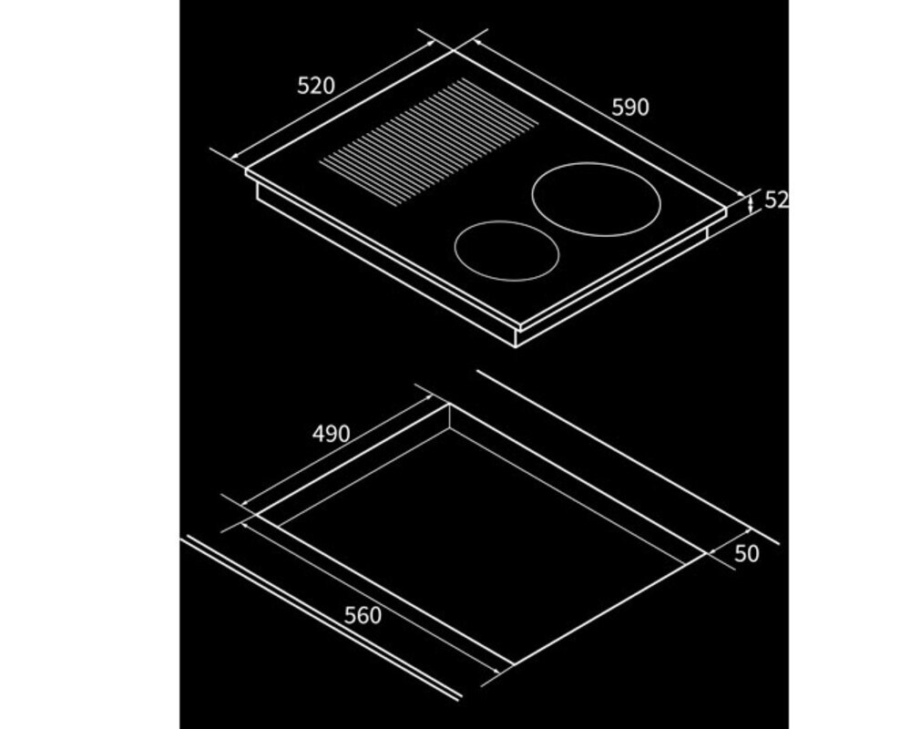 Варочная поверхность индукционная HIBERG i-MS 6049 W