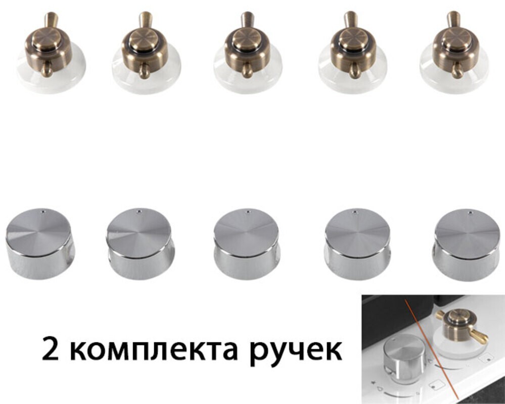 Варочная поверхность газовая HIBERG VM 9155 W