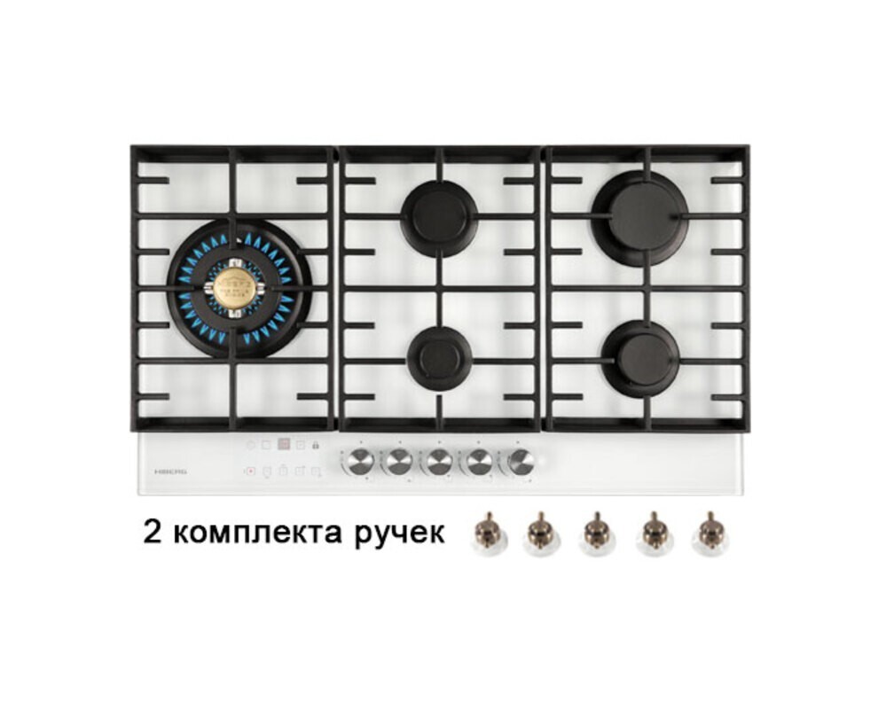 Варочная поверхность газовая HIBERG VM 9155 W