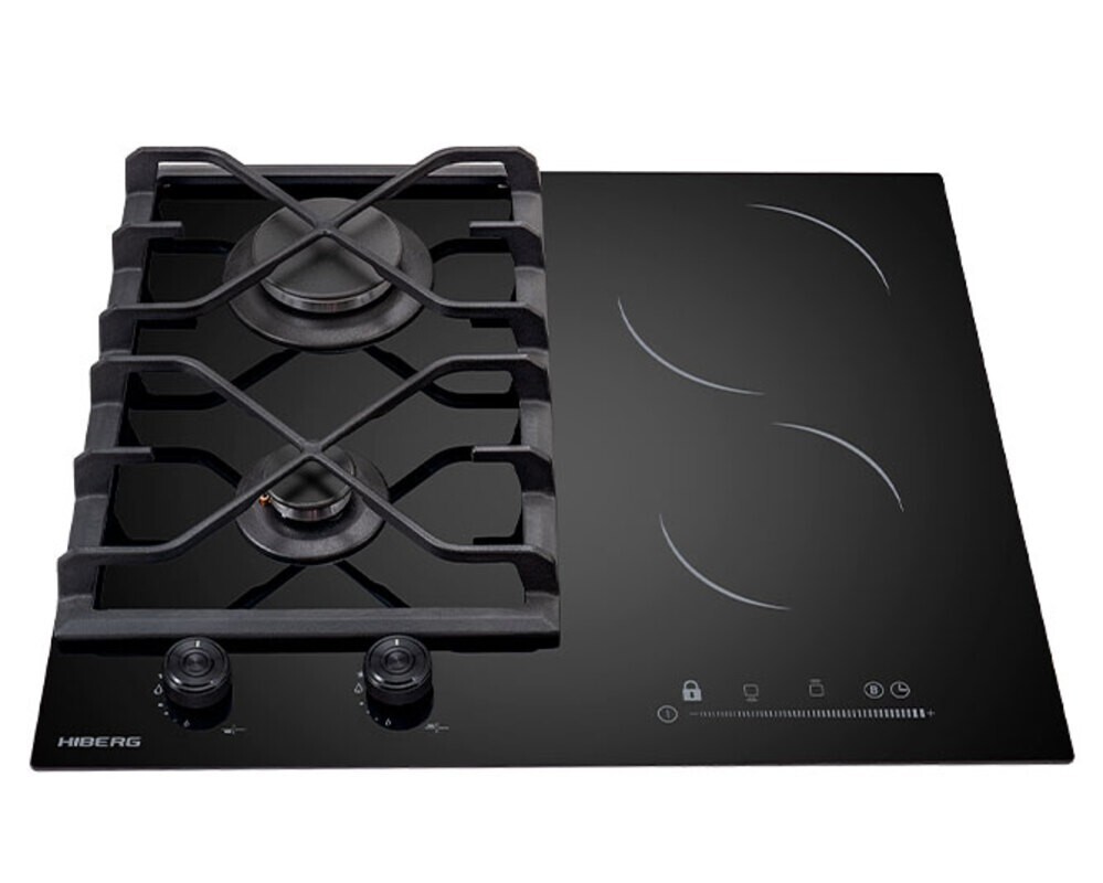 Варочная поверхность газовая/электрическая HIBERG VM 6021 B