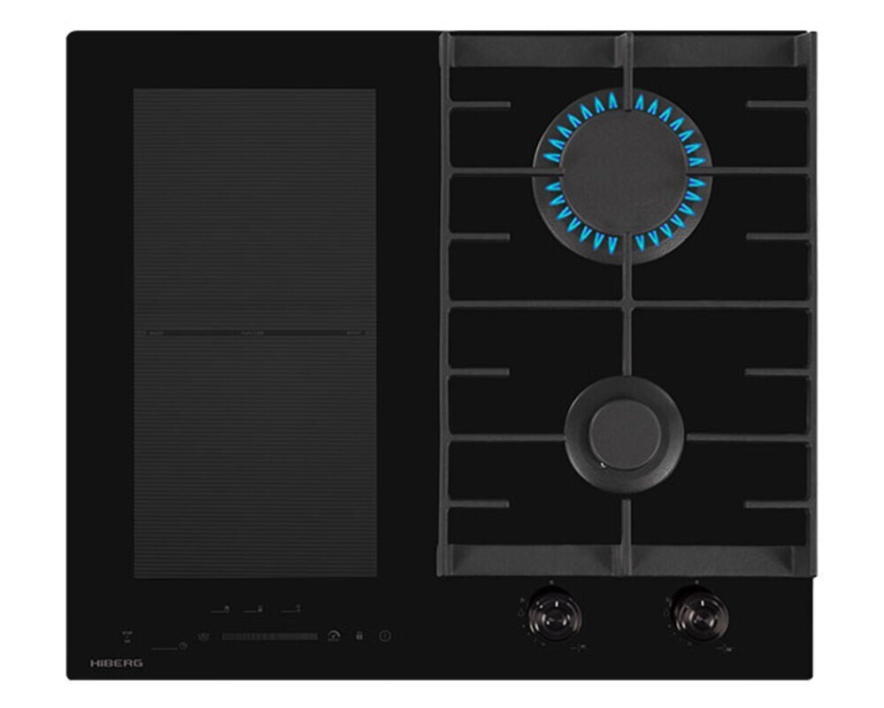 Варочная поверхность газовая/инверторная HIBERG i-VM 6021 B