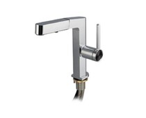 Смеситель кухонный MAGNUS 8235 Г-образный выдвижной, хром