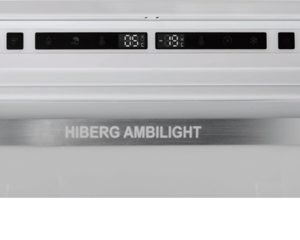 Встраиваемый холодильник HIBERG i-RFCB 500F NFW