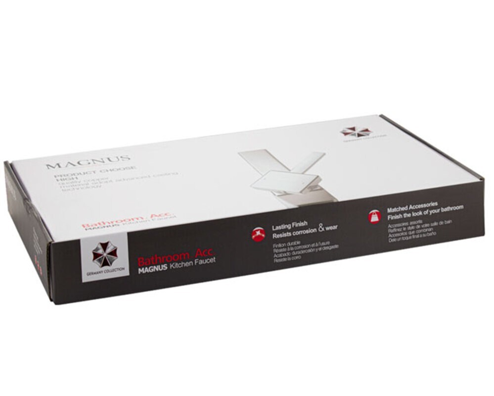 Смеситель кухонный MAGNUS 91123 Г-образный, с подкл. фильтра, БЕЖЕВЫЙ, из нерж. стали 304