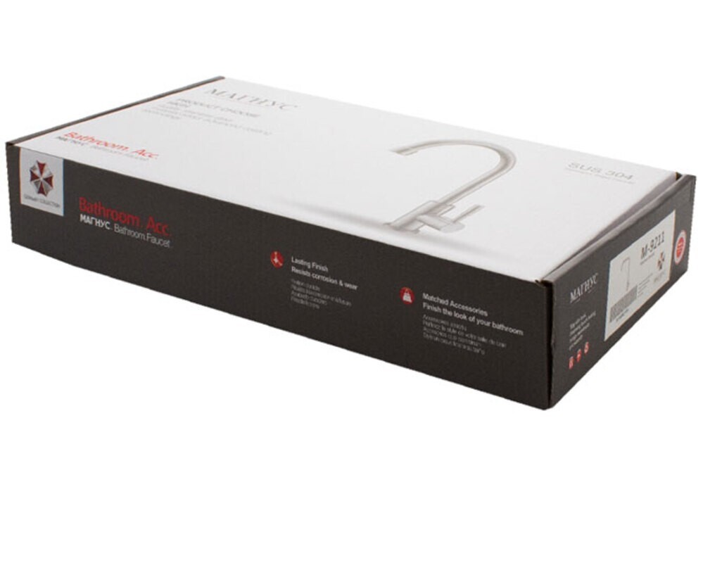 Кран MAGNUS 9208 на одну воду, нерж. сталь 304.