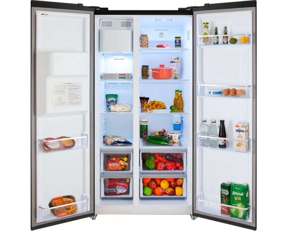 Холодильник HIBERG RFS-650DX NFGB inverter