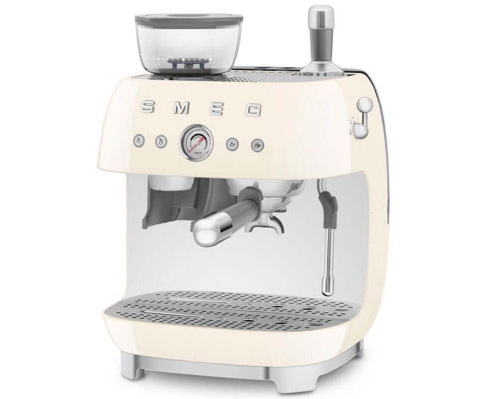 SMEG EGF03CREU Кофемашина-эспрессо со встроенной кофемолкой, цвет кремовый