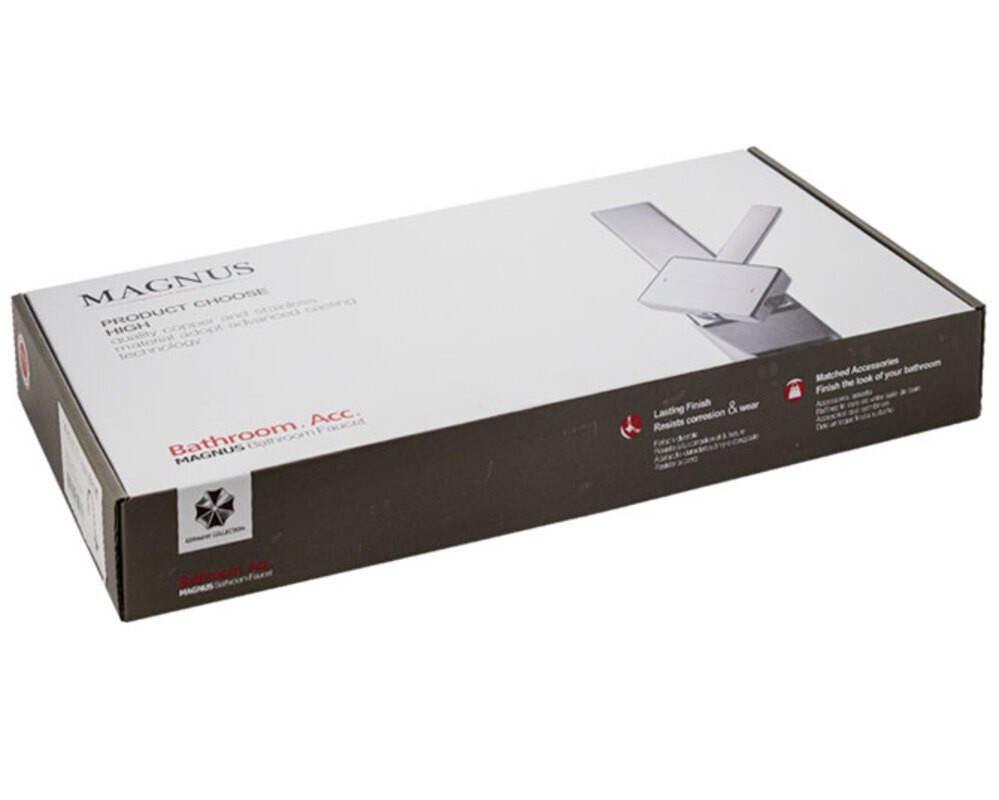 Смеситель MAGNUS 91126 С-образный излив, чёрный