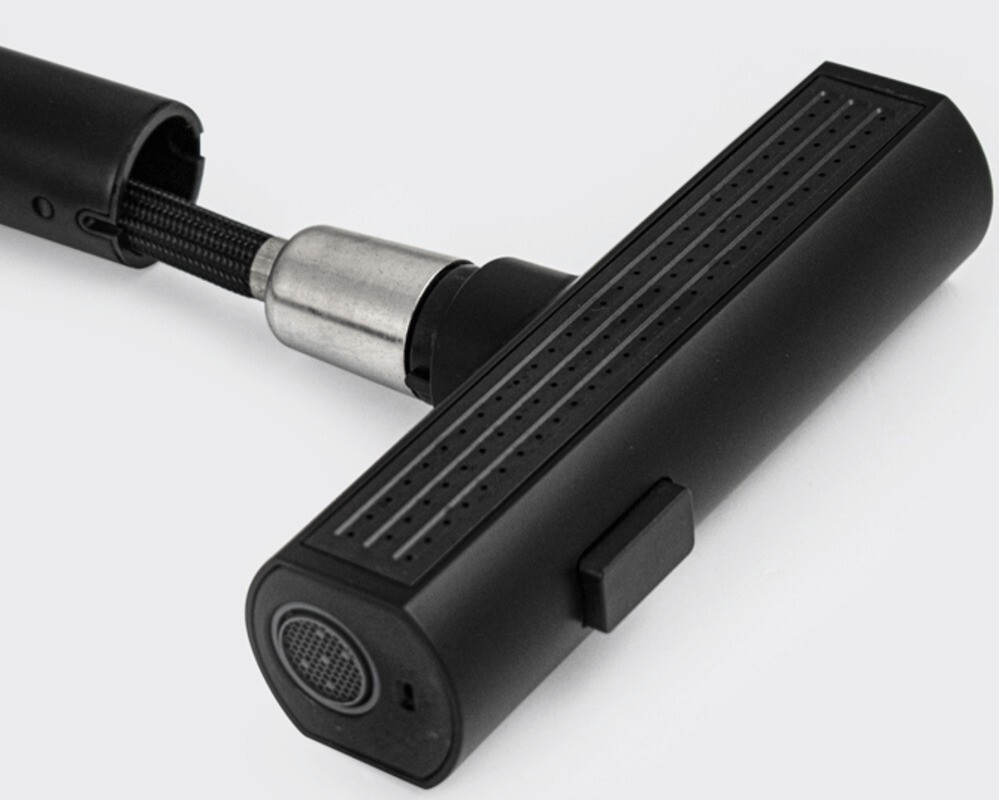 Смеситель кухонный MAGNUS 9132 Г-образный выдвижной, Черный