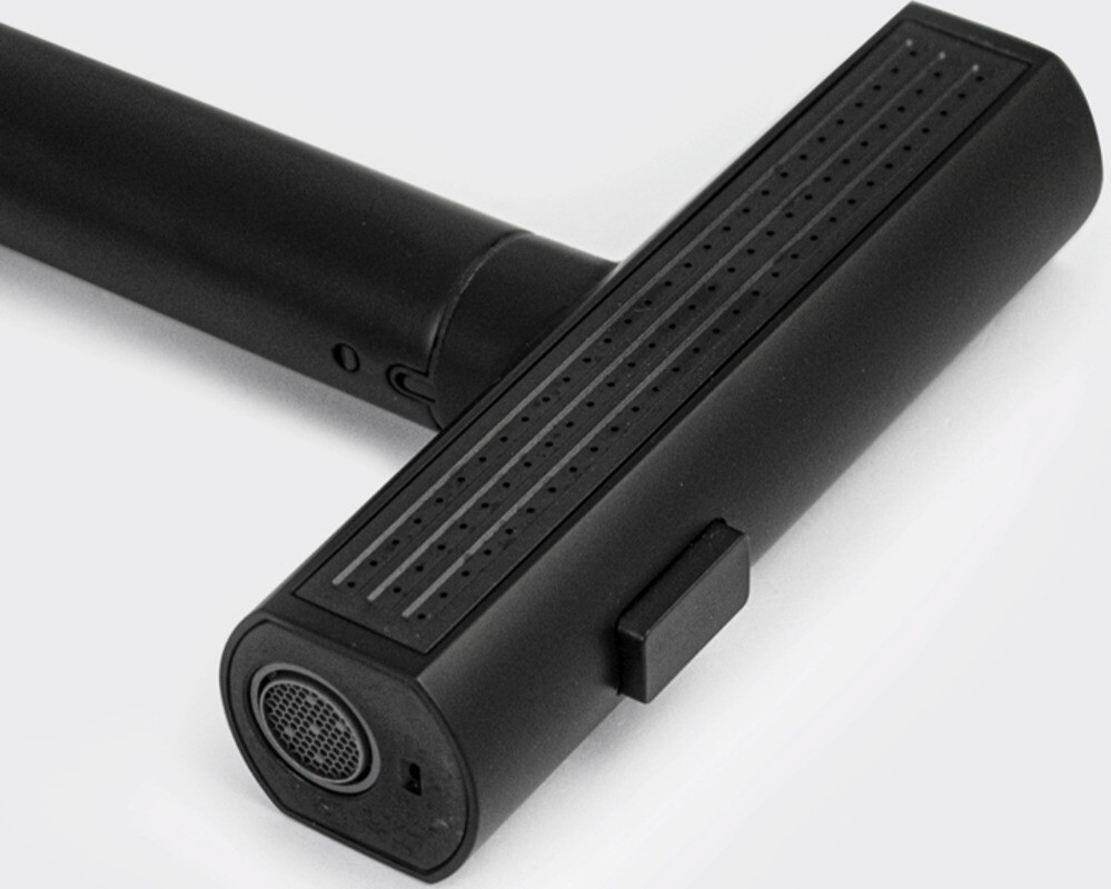 Смеситель кухонный MAGNUS 9132 Г-образный выдвижной, Черный