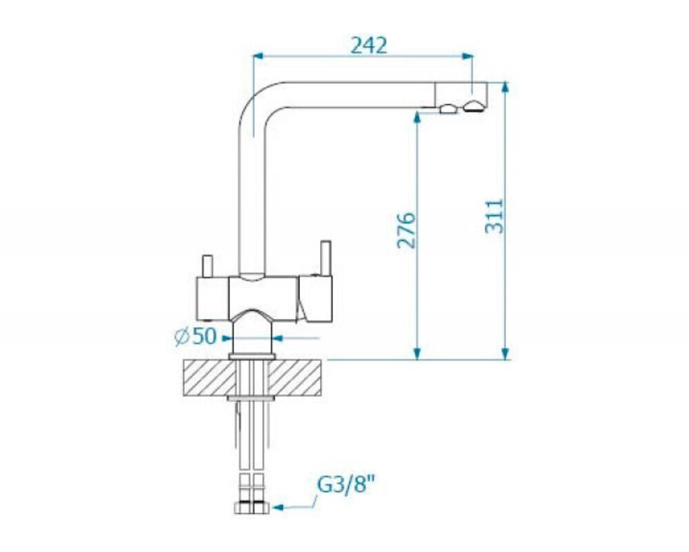 Смеситель   ALVEUS AQUILA  SAT