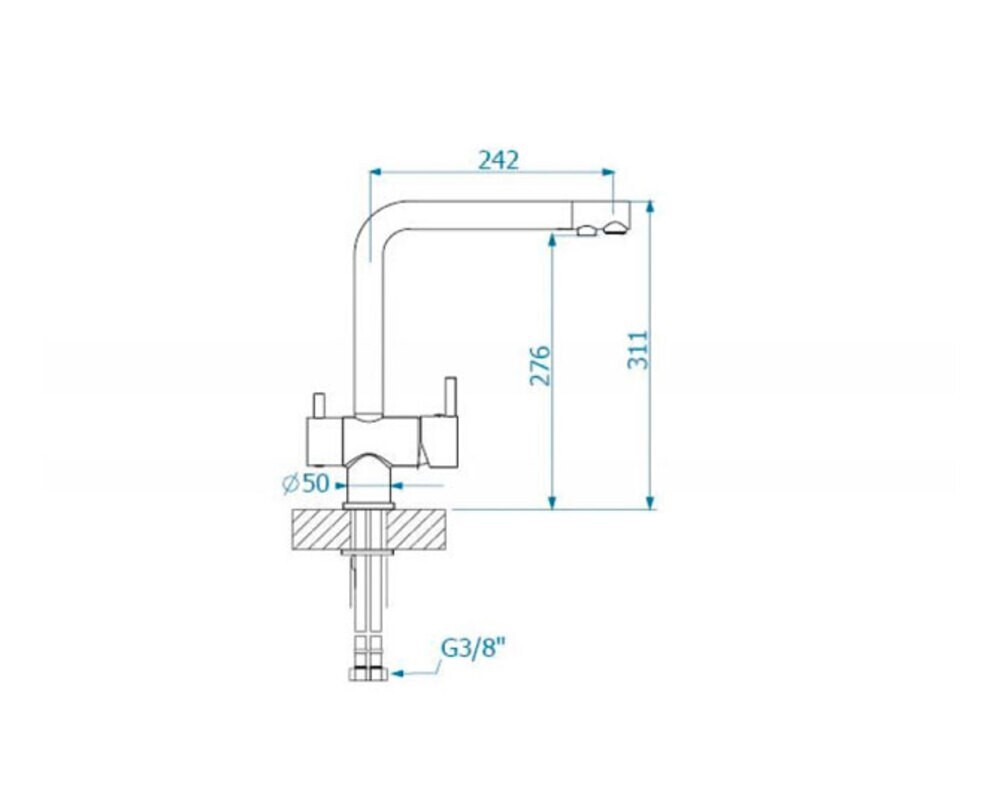 Смеситель   ALVEUS AQUILA G11 ARCTIC