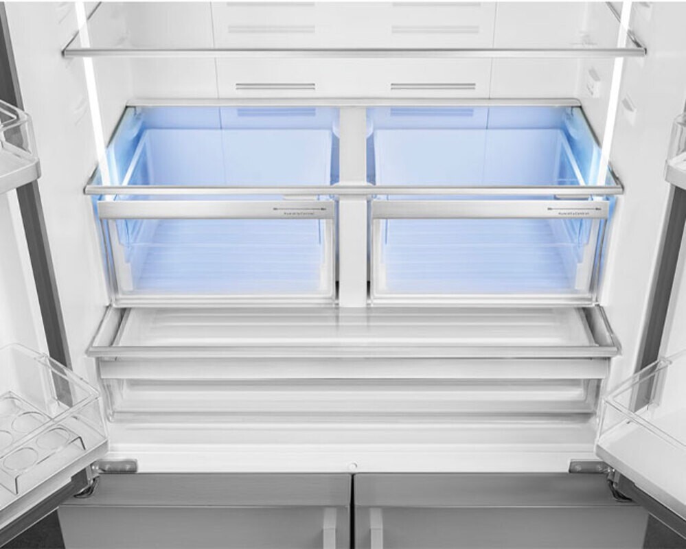 SMEG FQ60XE Отдельностоящий 4-х дверный холодильник Side-by-Side, 90.8 см, No-frost, эффект нержавеющей стали