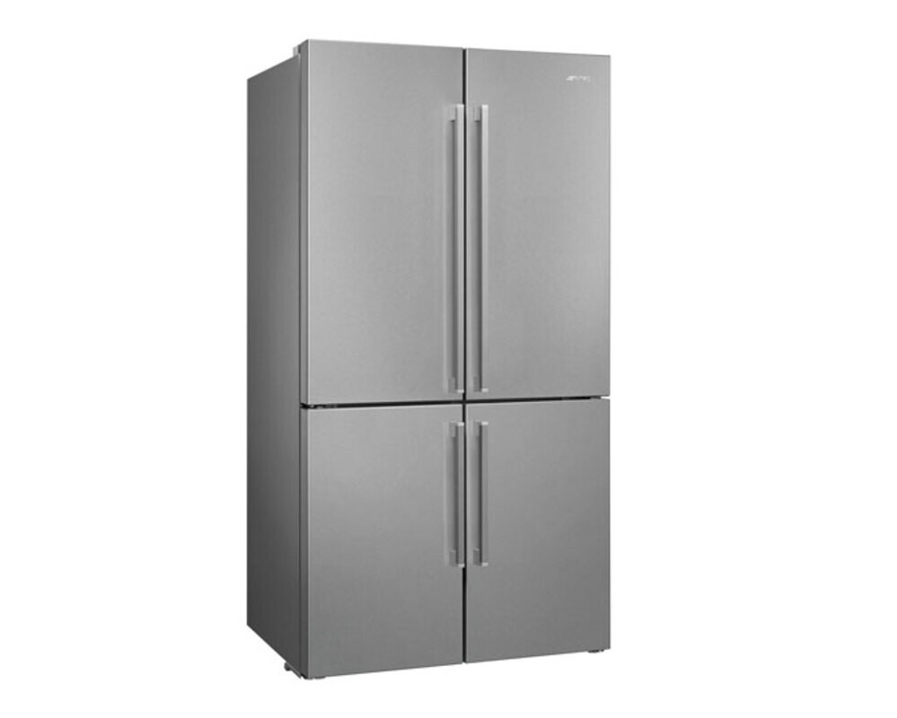 SMEG FQ60XE Отдельностоящий 4-х дверный холодильник Side-by-Side, 90.8 см, No-frost, эффект нержавеющей стали