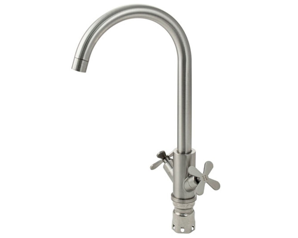 Смеситель BRIMIX 9303 двухвентильный, из нерж. стали 304