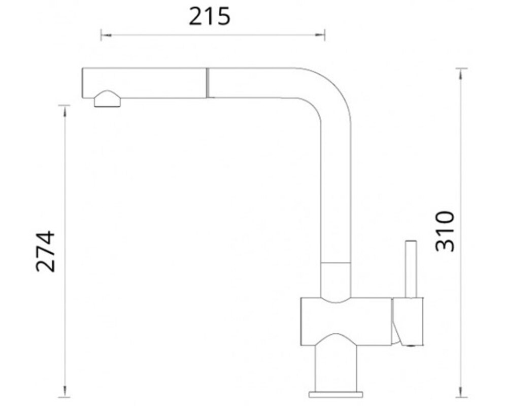 Смеситель Schock Epos-D full color пуро