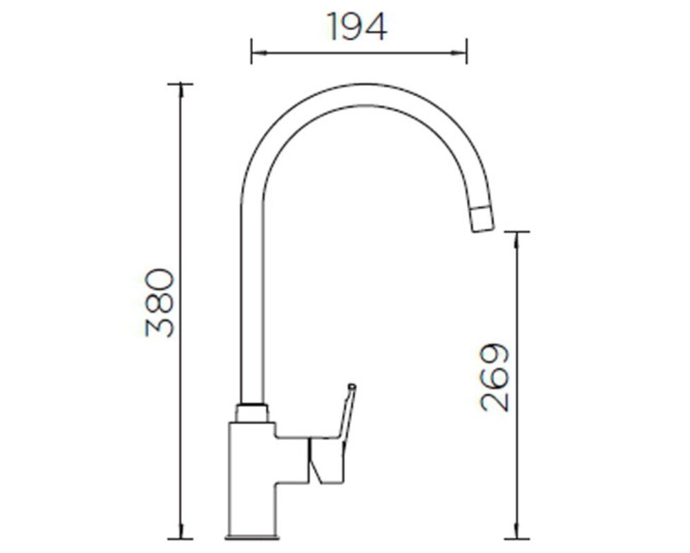 Смеситель Schock SIMI хром/оникс