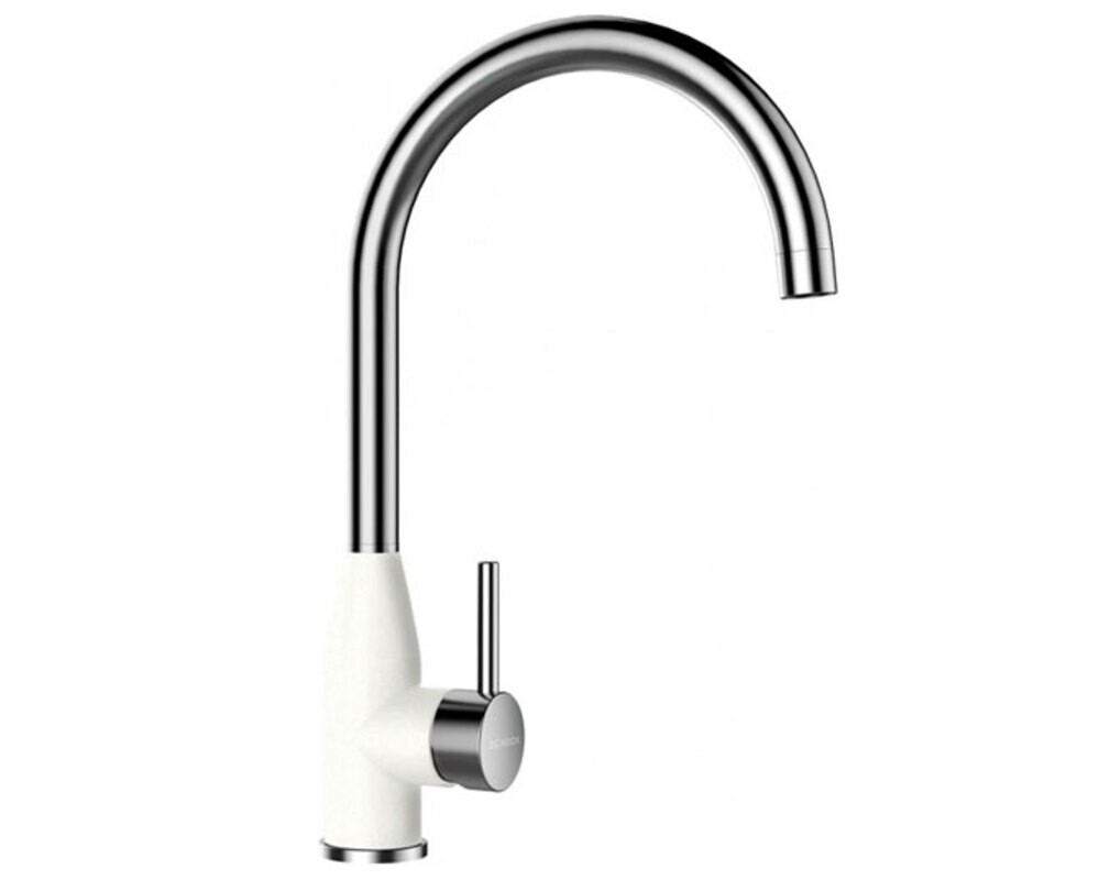 Смеситель Schock KAVUS сталь/альпина