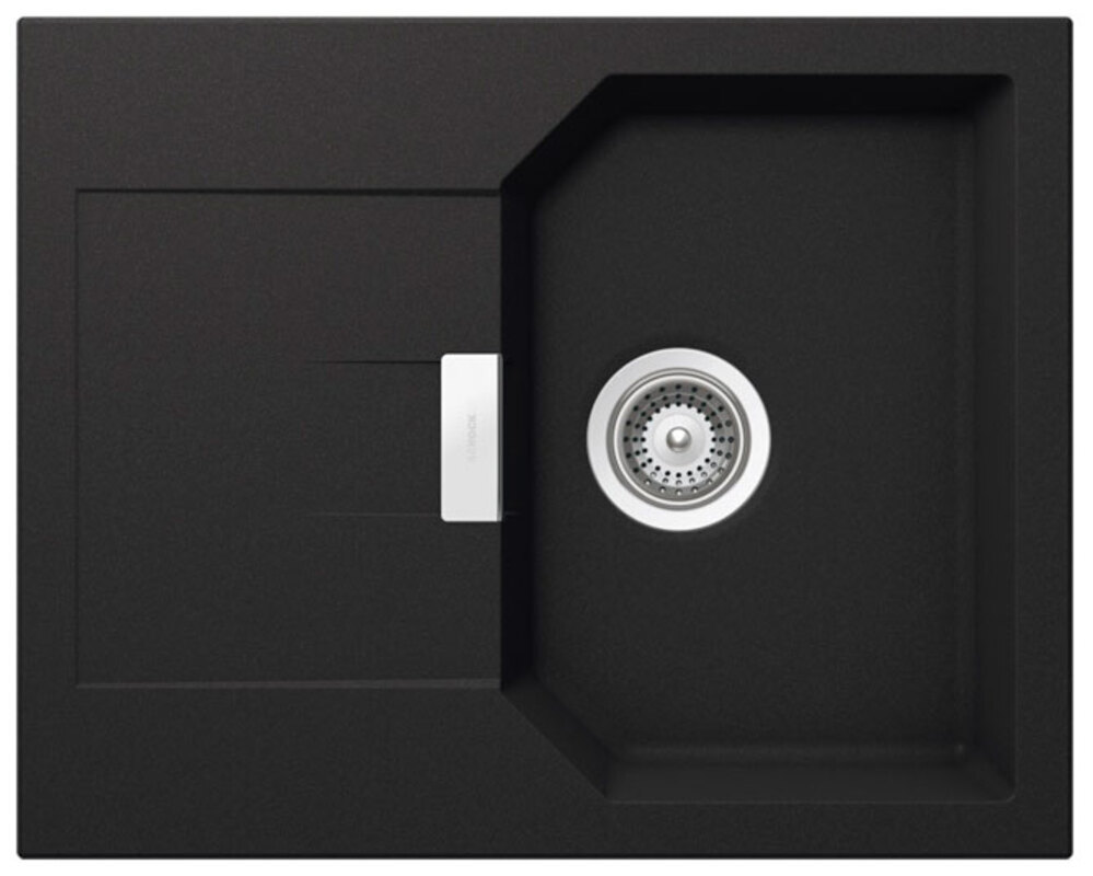 Мойка  Manhattan 40 D Cristalite корз.клапан 640x510 оникс