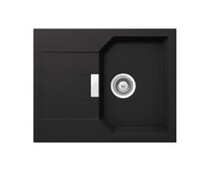 Мойка  Manhattan 40 D Cristalite корз.клапан 640x510 оникс