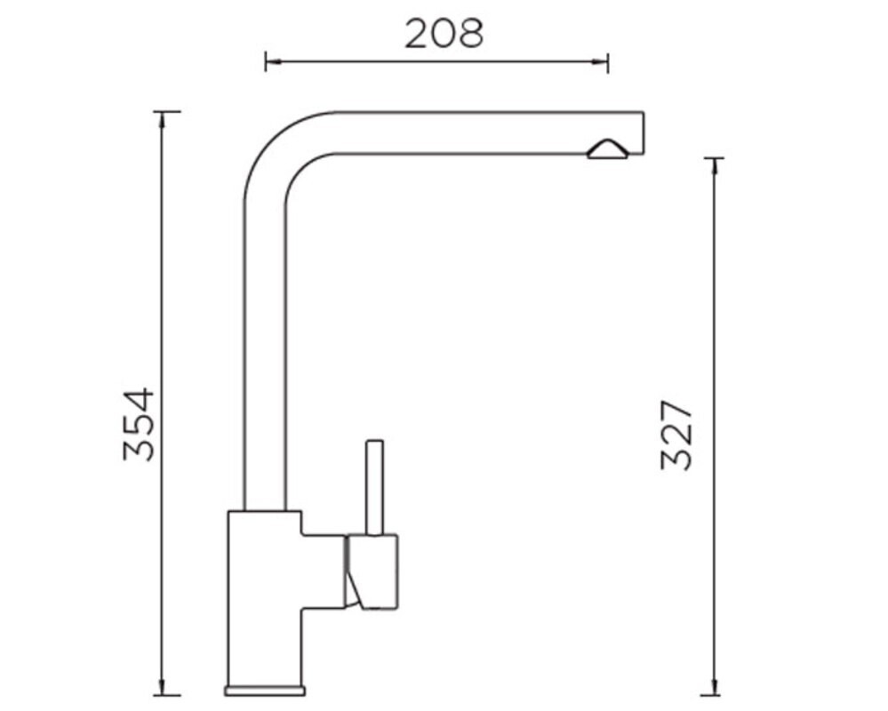 Смеситель Schock NAPOS Cristadur магма