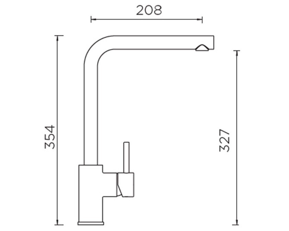 Смеситель Schock NAPOS хром